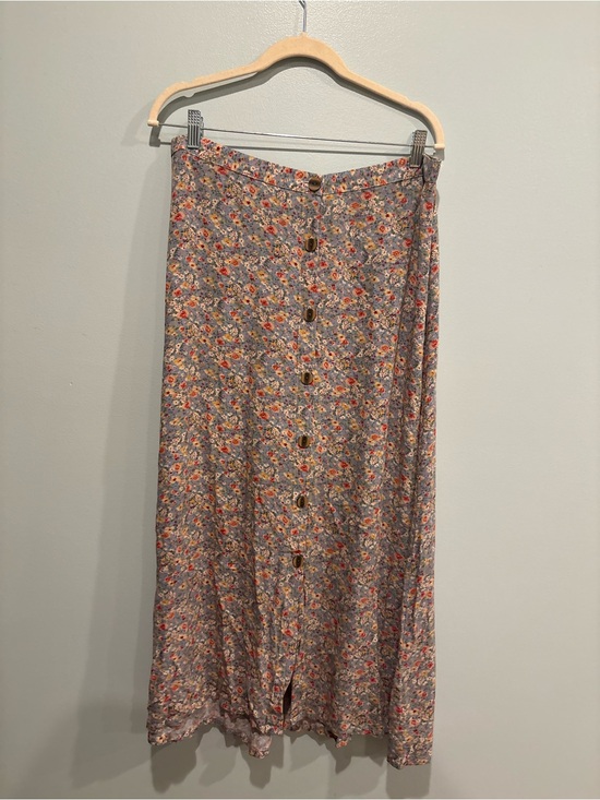 American Eagle Outfitters Dresses & Skirts - American Eagle Floral Button-Front Maxi Skirt - Pink Floral